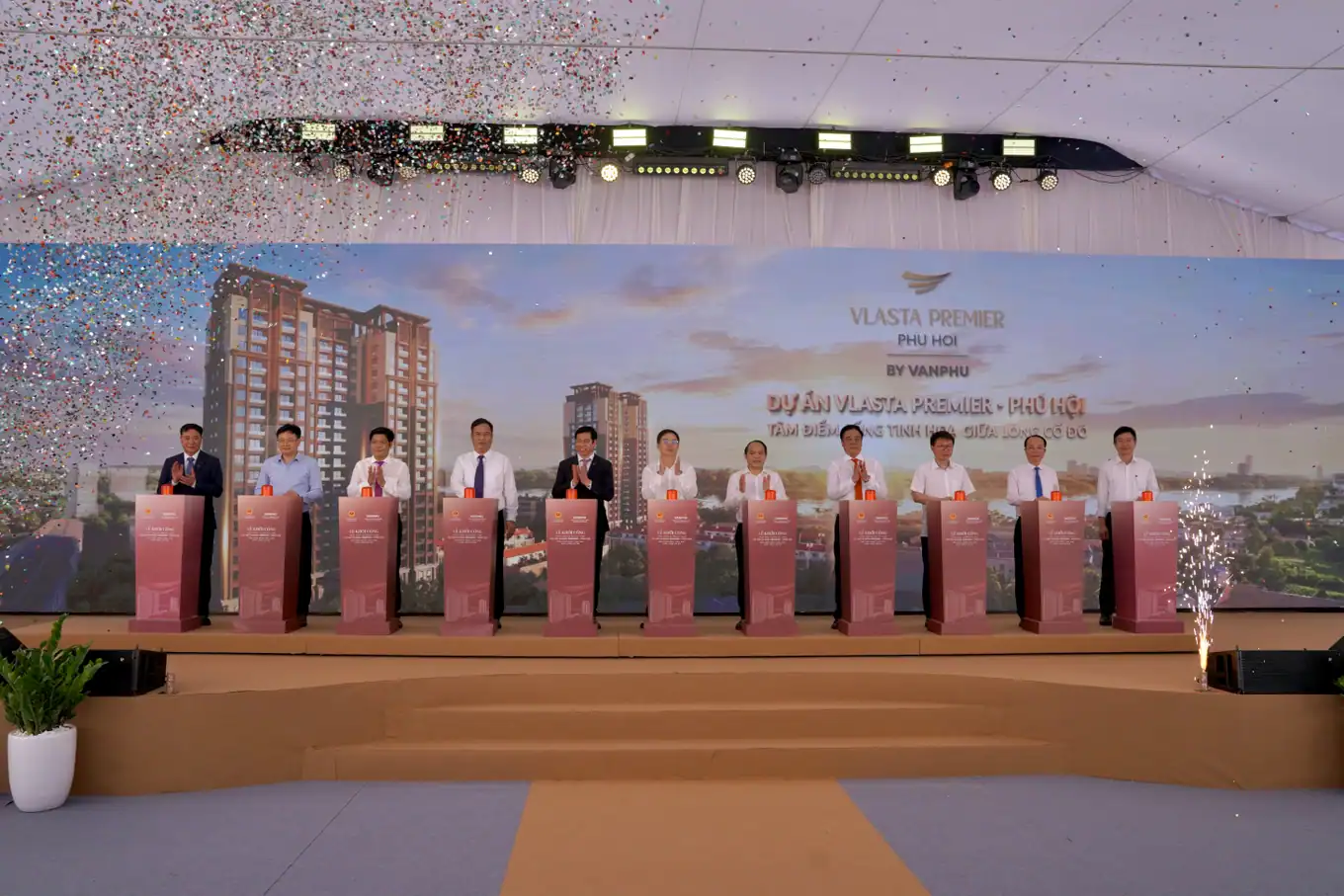 Nghi thức khởi công dự án Vlasta Premier