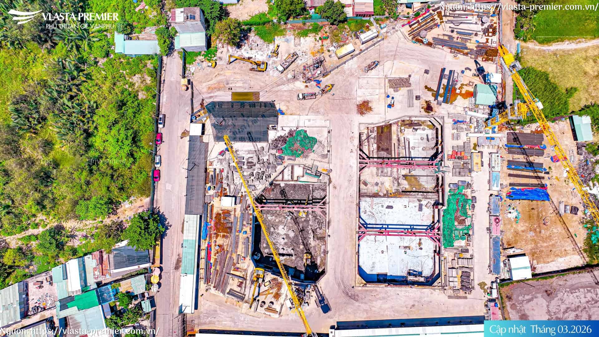 Thực tế tiến độ thi công dự án Vlasta Premier Sầm Sơn - Ảnh 2