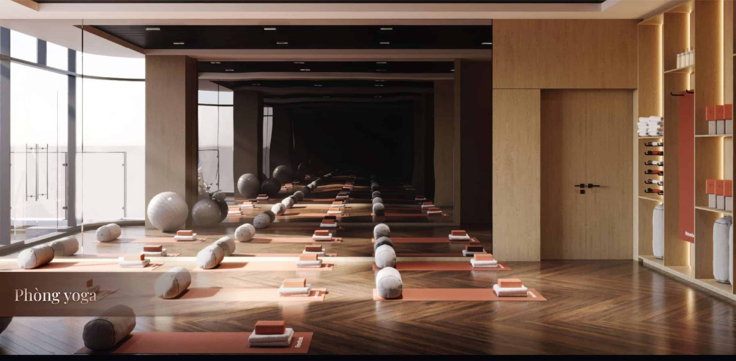 Không gian phòng Yoga cao cấp tại dự án Vlasta Premier