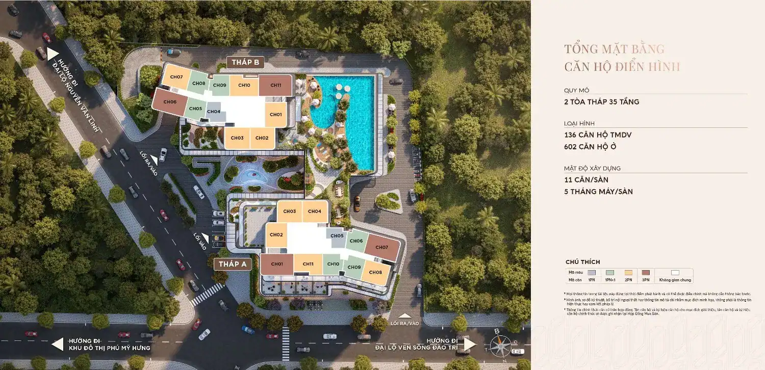 Bản đồ mặt bằng thiết kế dự án Vlasta Premier tối ưu hóa không gian sống