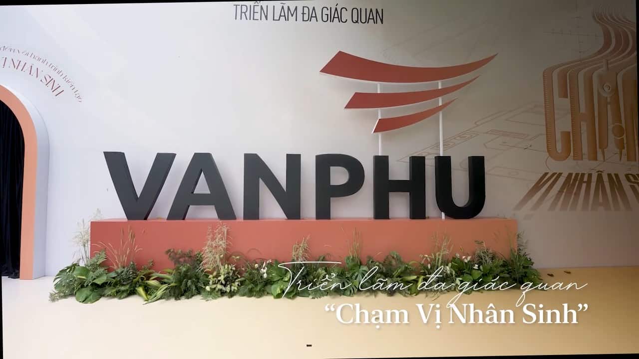 Không gian nghệ thuật đa giác quan tại triển lãm Chạm Vị Nhân Sinh