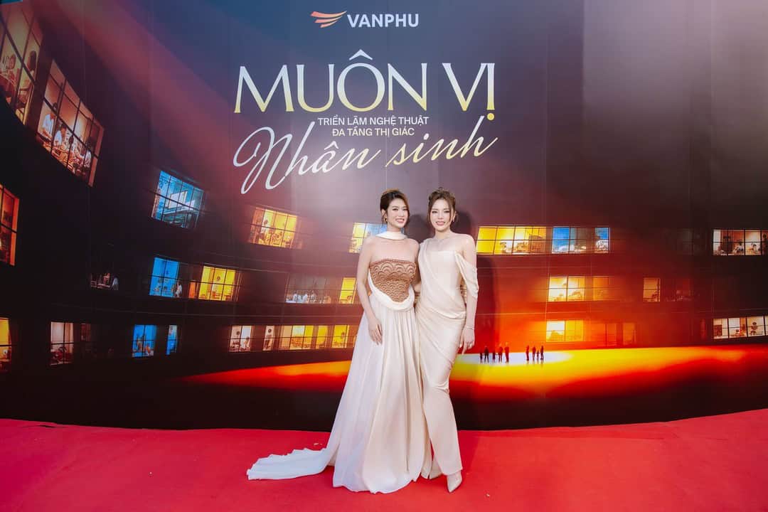 Hoa hậu Kỳ Duyên và Thiên Ân đọ sắc tại sự kiện Muôn Vị Nhân Sinh