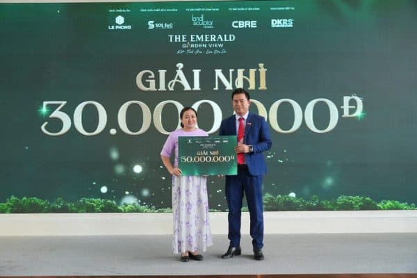 Phối cảnh kiến trúc hiện đại và bền vững tại dự án The Emerald Garden View