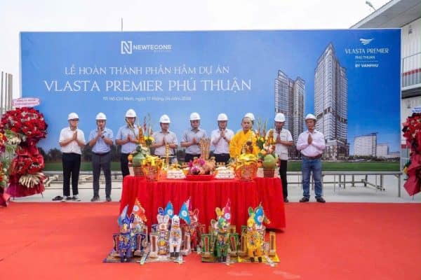 Lễ Hoàn Thành Phần Hầm Vlasta Premier Phú Thuận