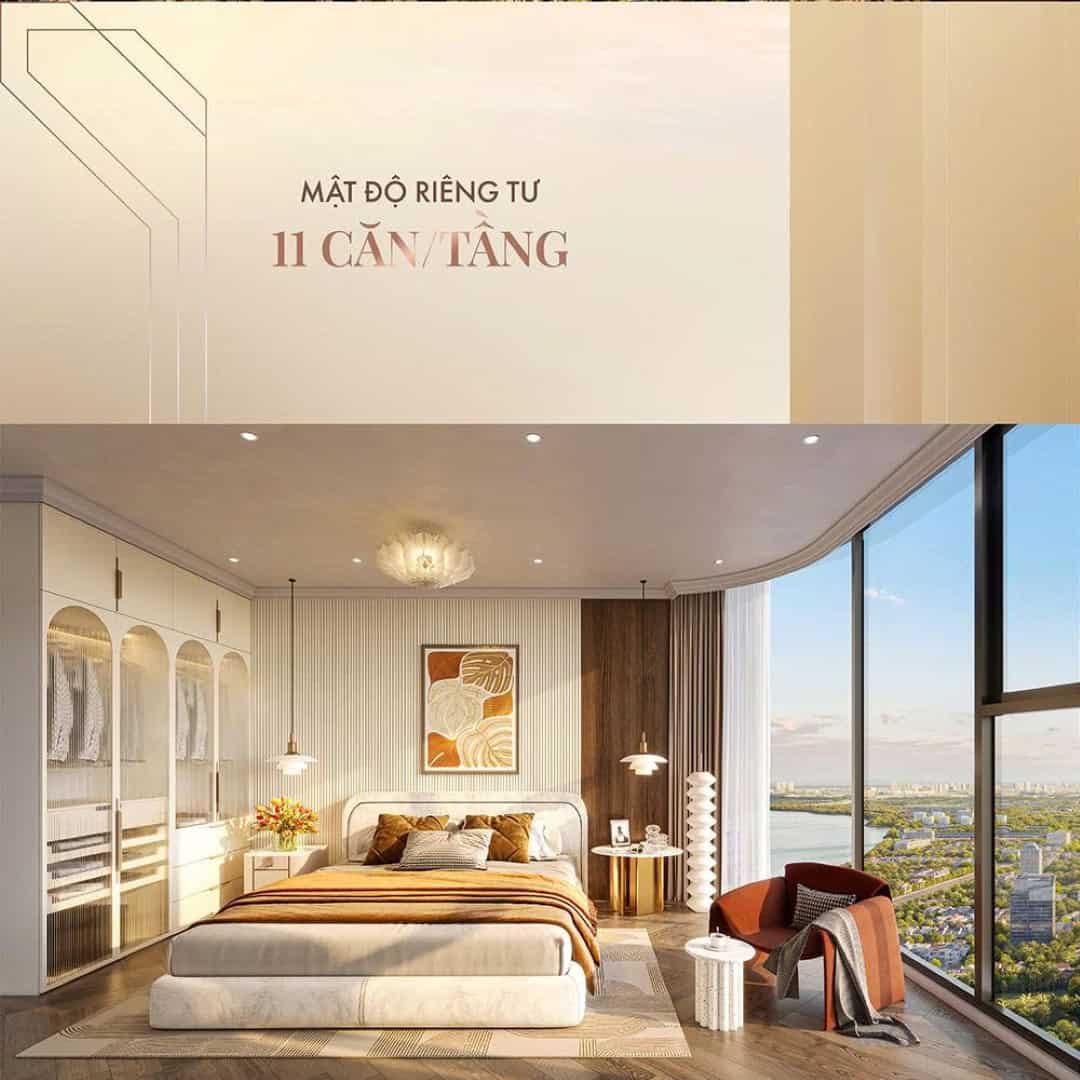 Mặt bằng tầng căn hộ Vlasta Premier Phú Thuận với mật độ thấp 11 căn trên một sàn