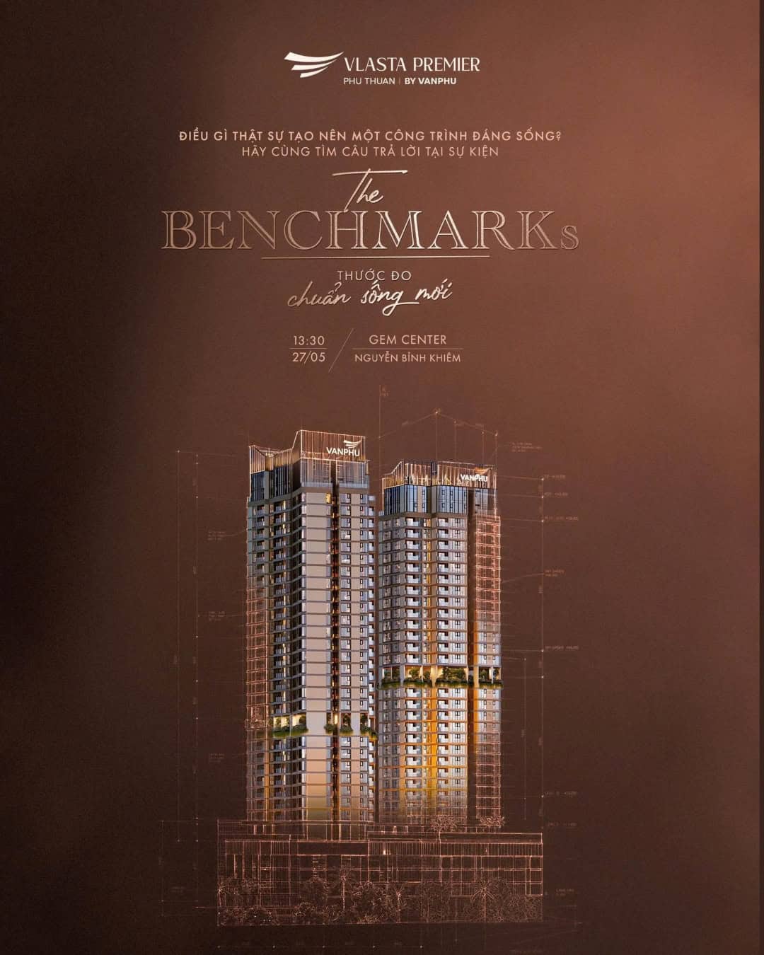 Không gian sang trọng tại sự kiện kick off 27/05 The BENCHMARKs