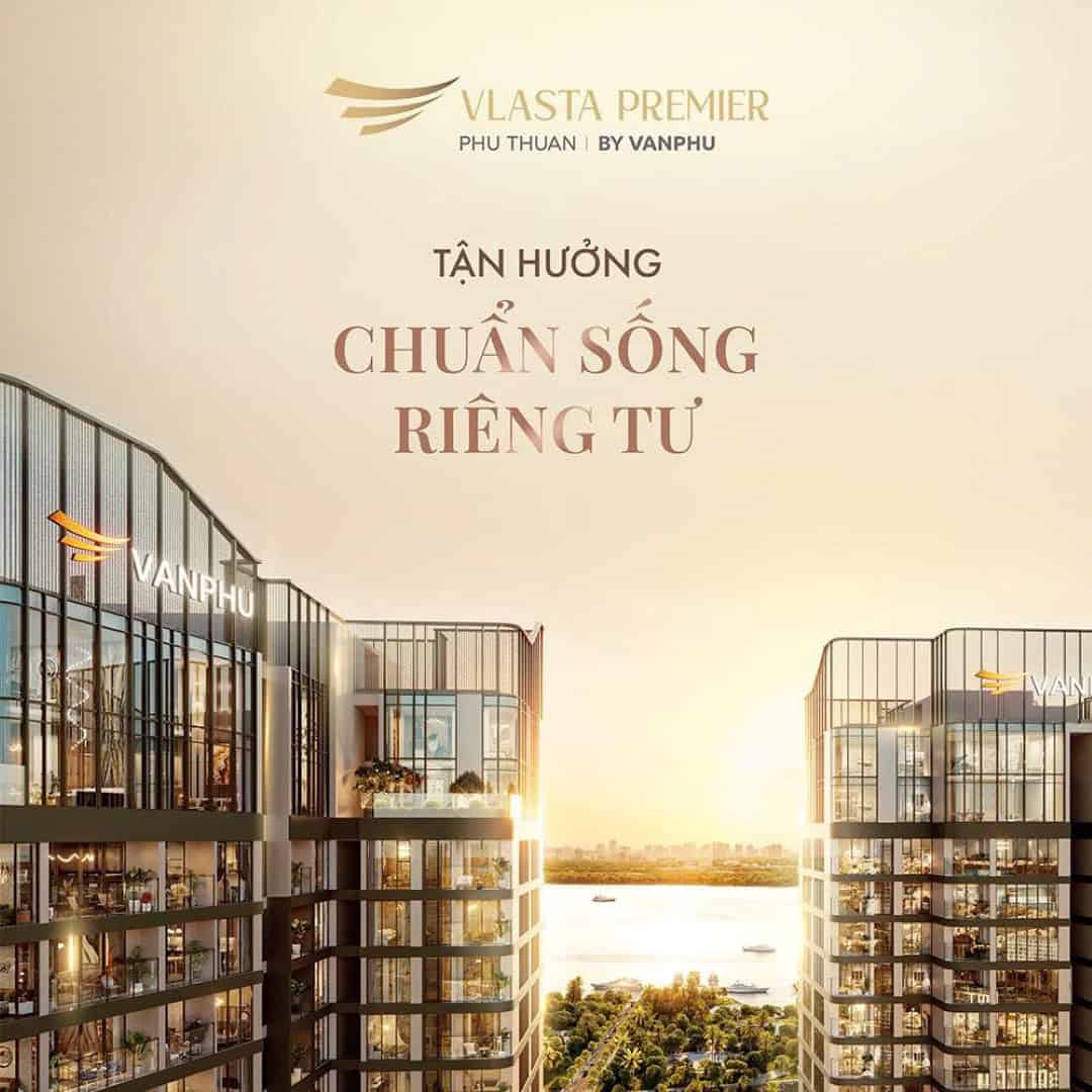 Thiết kế căn hộ cao cấp Vlasta Premier Phú Thuận sở hữu chuẩn sống riêng tư