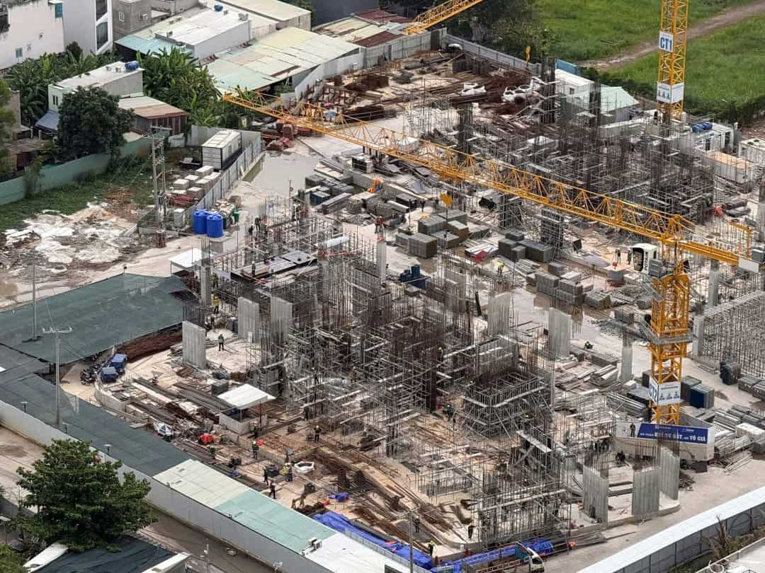 Tiến độ xây dựng phần thô dự án Vlasta Premier tính đến ngày 20 tháng 5