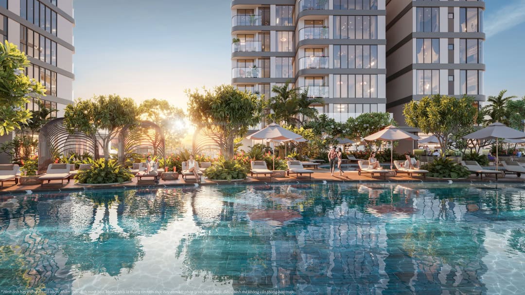 Tiện ích hồ bơi vô cực tại dự án Vlasta Premier