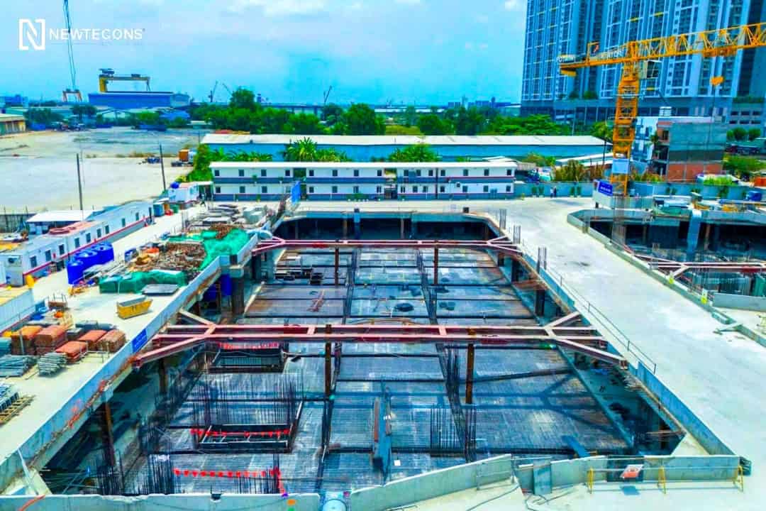 Công trường Vlasta Premier Phú Thuận bước vào giai đoạn thi công phần thân
