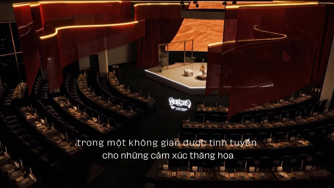 Thiết kế sân khấu panorama tại sự kiện The Selected