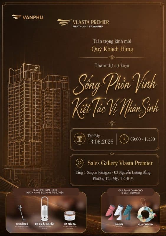 Thư Mời Sự Kiện Bán Hàng Vlasta Premier