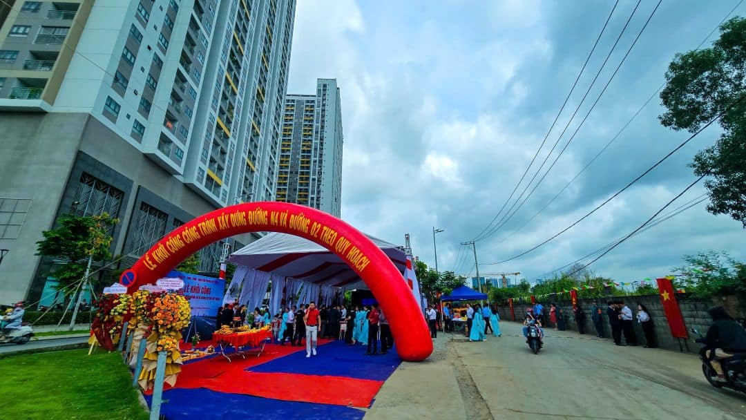 Vị trí kết nối giao thông thông suốt từ trung tâm phường Phú Thuận đi các khu vực lân cận