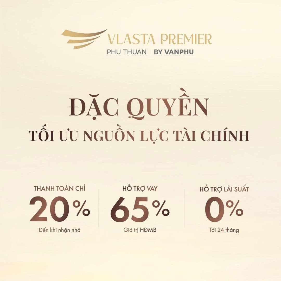 Đặc quyền tài chính linh hoạt giúp dự án Vlasta Premier Phú Thuận thu hút giới đầu tư bất động sản Nam Sài Gòn