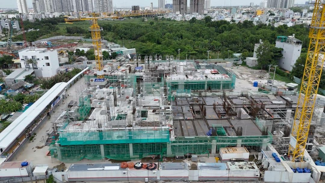 Thi công hầm móng và khoan cọc nhồi dự án Vlasta Premier