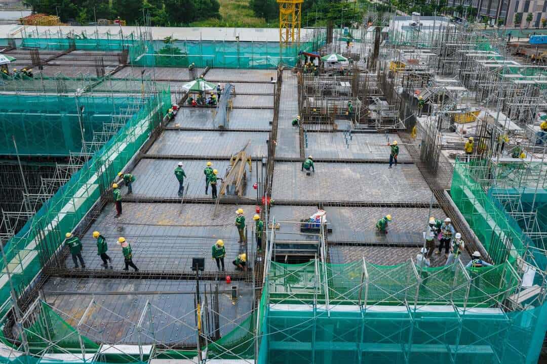Hình ảnh chứng minh năng lực triển khai vượt trội tại công trường Vlasta Premier