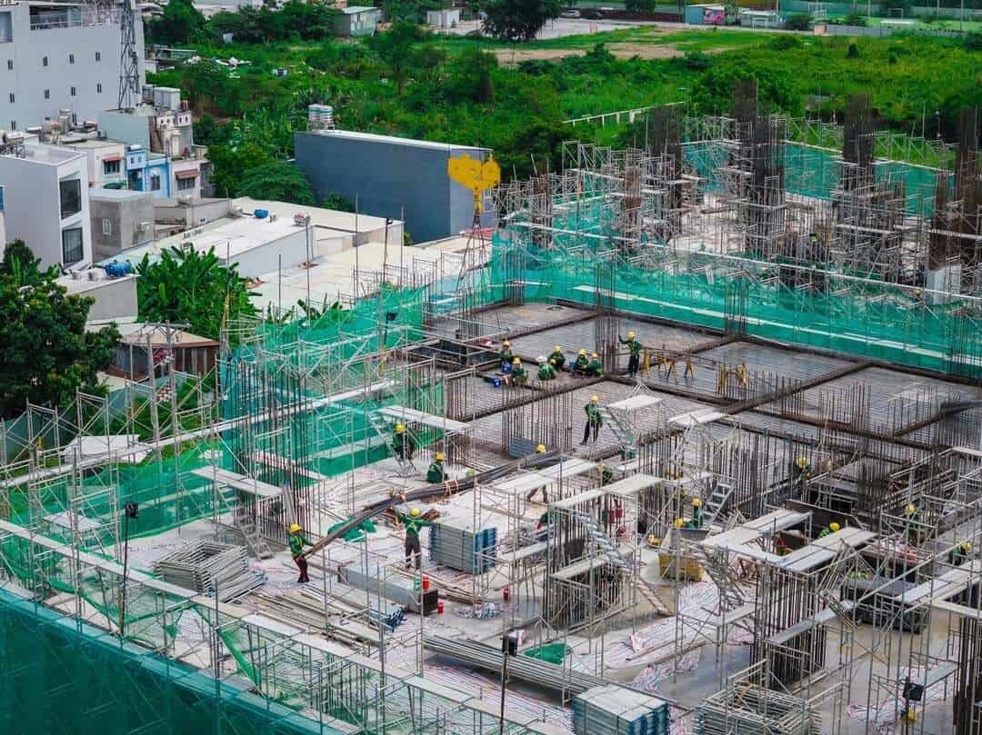 Toàn cảnh tiến độ dự án Vlasta Premier tháng 7/2026 nhìn từ trên cao