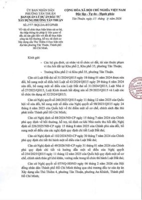 Khảo Sát Bồi Thường Xây Dựng Cầu Thủ Thiêm 4