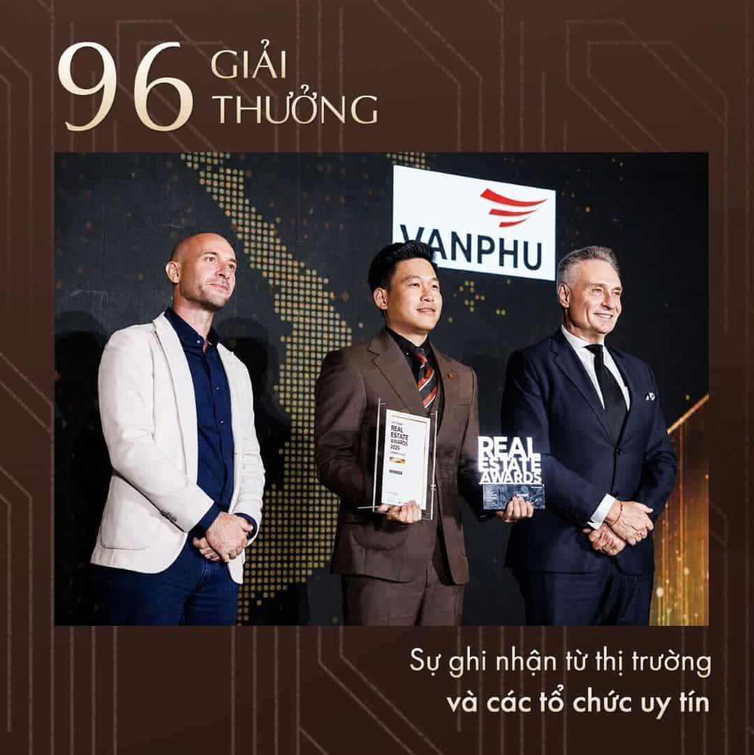 Bộ sưu tập 96 giải thưởng danh giá khẳng định uy tín thương hiệu Văn Phú