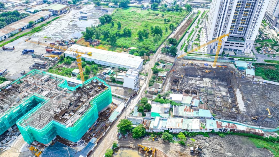 Toàn cảnh thực tế công trường dự án Vlasta Premier ngày 14/08/2026
