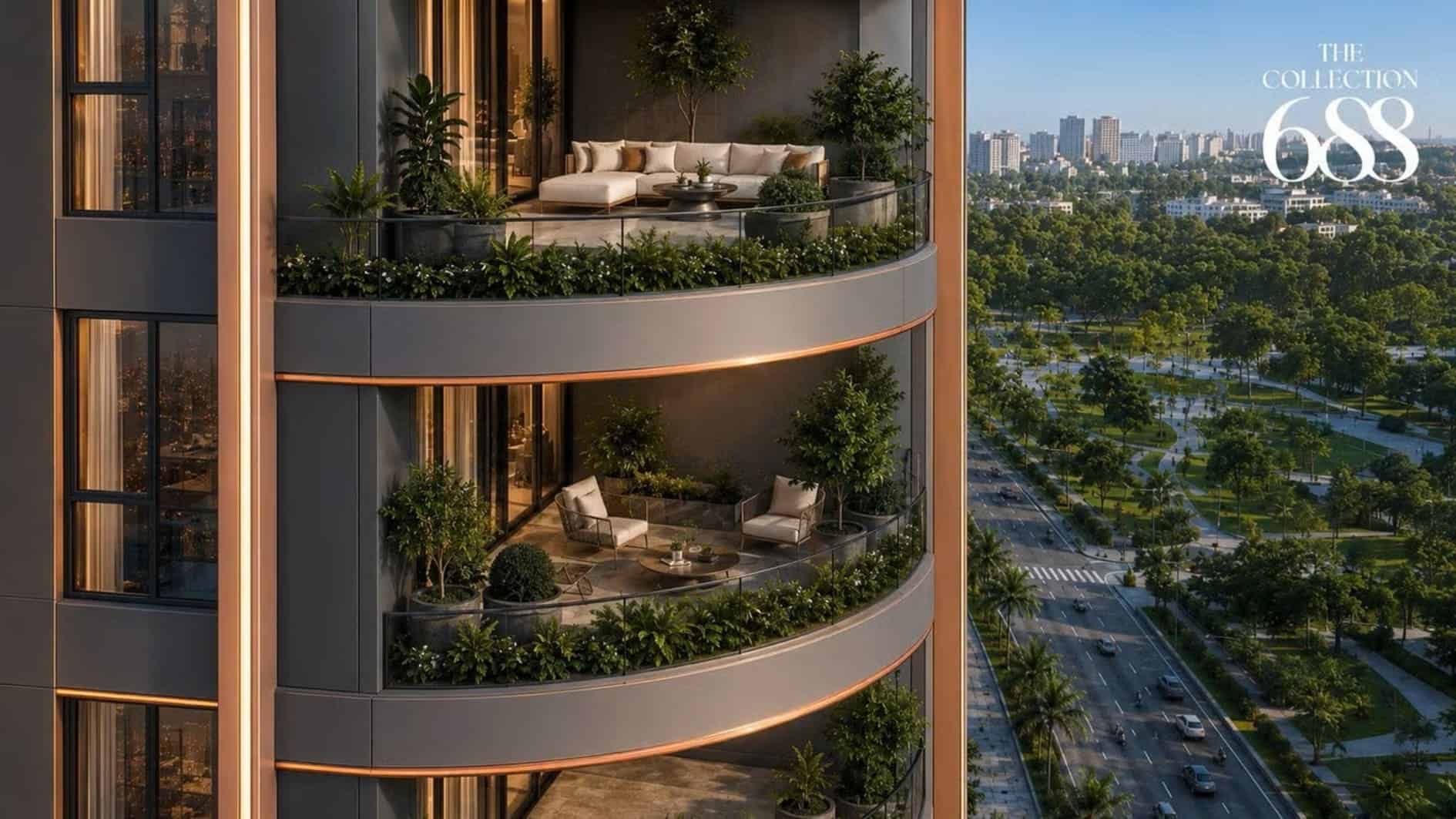Mặt bằng thiết kế tầng điển hình dự án The Collection 688
