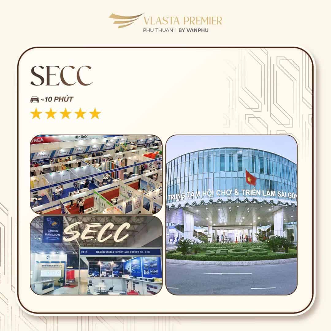 Trung tâm Hội chợ và Triển lãm Sài Gòn SECC tiện ích ngoại khu Vlasta Premier